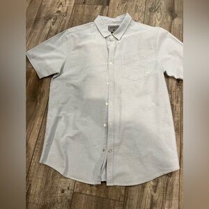 Men’s O’neil button down shirt light blue size Large